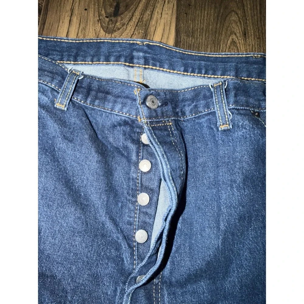 Vintage Mens Levis 501 Jeans Size 50x32 Jeans Made in The USA One Wash